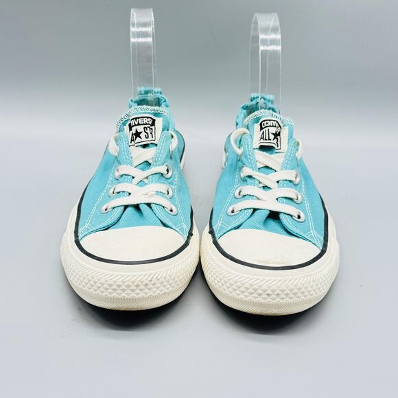 Converse Shoes Womens 8 Blue Canvas Chuck Taylor All Star Shoreline Sneakers - Picture 3 of 13